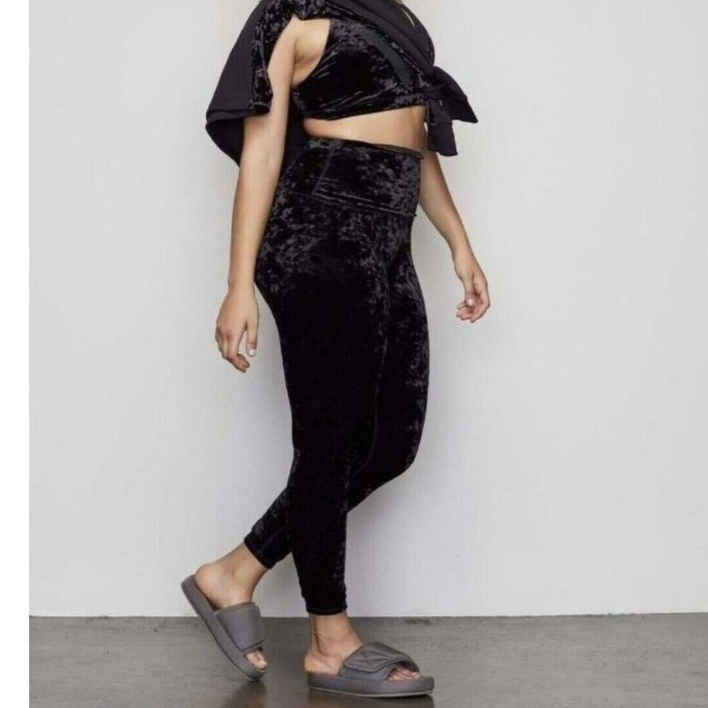 Good American Size 6 US 3X Crushing it Velvet High Rise Full Length Leggings